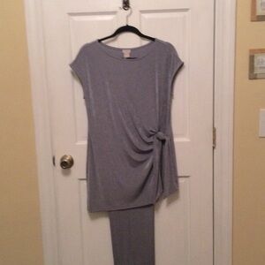 Chico’s Carbon gray pantsuit